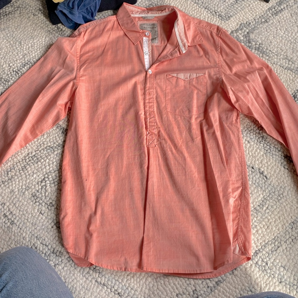 Guess Men’s half button shirt
